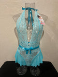 Baby Blue Bliss Lace One Piece